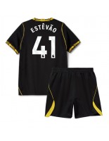 Chelsea Estevao Willian #41 Venkovní dres pro děti 2026-27 Krátký Rukáv (+ trenýrky)